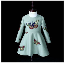 Load image into Gallery viewer, Winter Family look baby kids dress 6M-16Y women 4XL thick warm wool mom daughter customize dress mother and girl matching dress