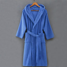 Load image into Gallery viewer, CAVME 100% Cotton Bathrobe Terry Robe Kids Children's Bathrobe Cotton Ladies Kimono Long Robes PLUS SIZE CUSTOM Letter
