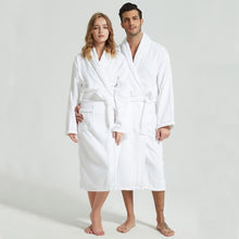 Load image into Gallery viewer, CAVME 100% Cotton Bathrobe Terry Robe Kids Children's Bathrobe Cotton Ladies Kimono Long Robes PLUS SIZE CUSTOM Letter
