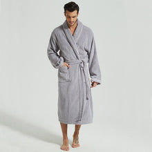 Load image into Gallery viewer, CAVME 100% Cotton Bathrobe Terry Robe Kids Children's Bathrobe Cotton Ladies Kimono Long Robes PLUS SIZE CUSTOM Letter

