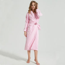 Load image into Gallery viewer, CAVME 100% Cotton Bathrobe Terry Robe Kids Children's Bathrobe Cotton Ladies Kimono Long Robes PLUS SIZE CUSTOM Letter
