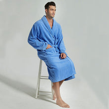 Load image into Gallery viewer, CAVME 100% Cotton Bathrobe Terry Robe Kids Children's Bathrobe Cotton Ladies Kimono Long Robes PLUS SIZE CUSTOM Letter

