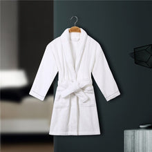 Load image into Gallery viewer, CAVME 100% Cotton Bathrobe Terry Robe Kids Children's Bathrobe Cotton Ladies Kimono Long Robes PLUS SIZE CUSTOM Letter
