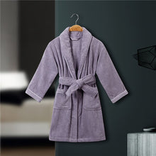 Load image into Gallery viewer, CAVME 100% Cotton Bathrobe Terry Robe Kids Children's Bathrobe Cotton Ladies Kimono Long Robes PLUS SIZE CUSTOM Letter
